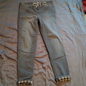 Eddie Bauer flannel lined jeans